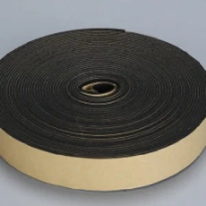 100mm Hi density Stick Back Foam Black