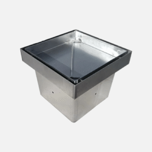 Stainless steel sump drain set